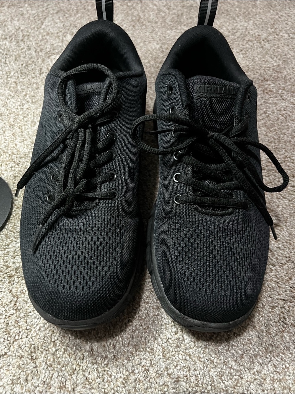 Kirkland Signature Men's Black Knit Training Sneakers